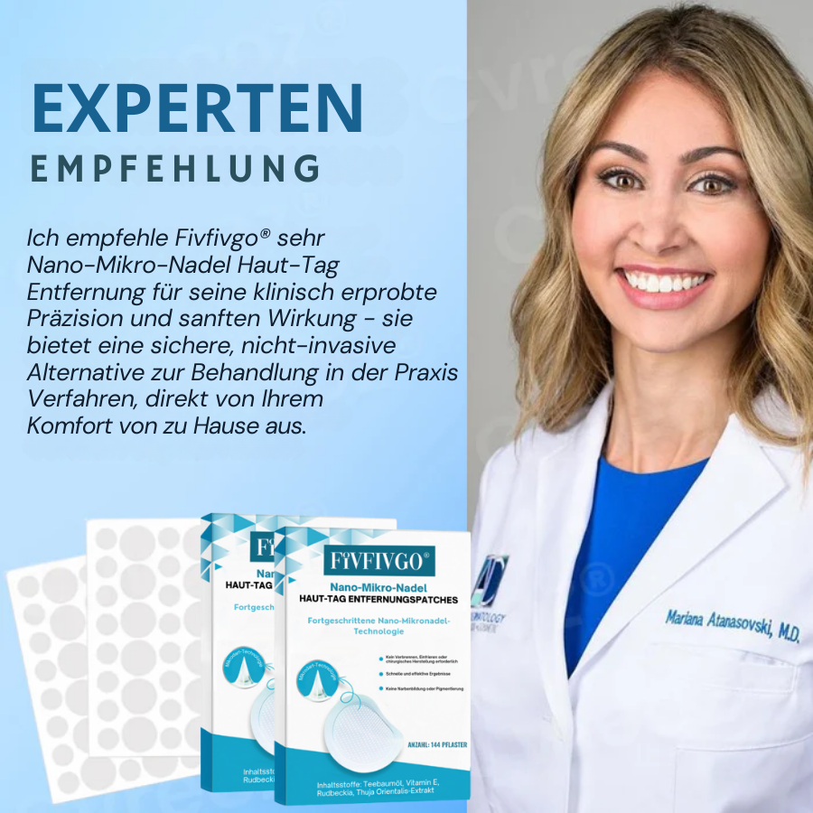 Fivfivgo® Nano-Mikro Nadel Haut-Tag Enternungpatches
