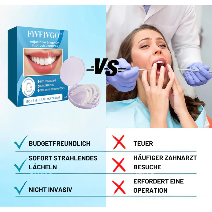 Fivfivgo™ Einstellbare Schnappprothese