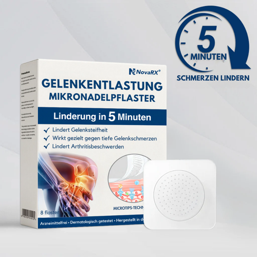 NovaRX® Gelenkentlastung Mikronadelpflaster – Schnelle Linderung bei Knieschmerzen