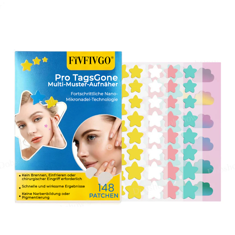 Fivfivgo® Pro TagsGone Multi-Muster-Aufnäher