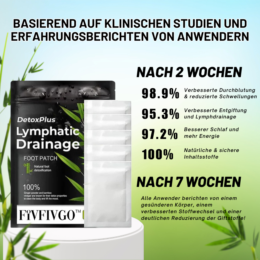 Fivfivgo™ DetoxPlus Lymphdrainage-Fußpflaster