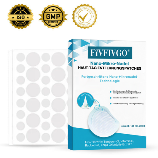Fivfivgo® Nano-Mikro Nadel Haut-Tag Enternungpatches