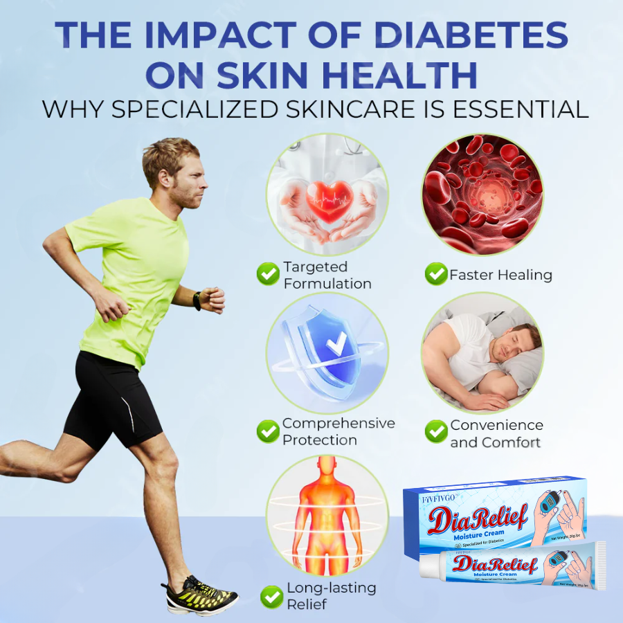 Fivfivgo™ DiaRelief Feuchtigkeitscreme (Spezialisiert für Diabetiker)