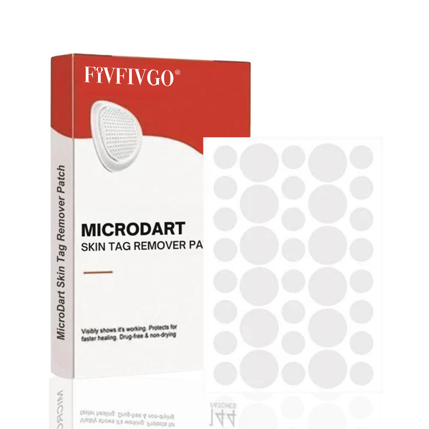Fivfivgo® MicroDart Haut Tag Entferner Patch
